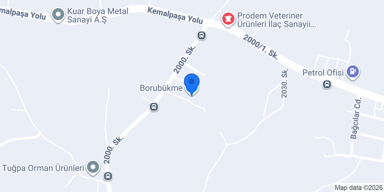 Borubükme konumu