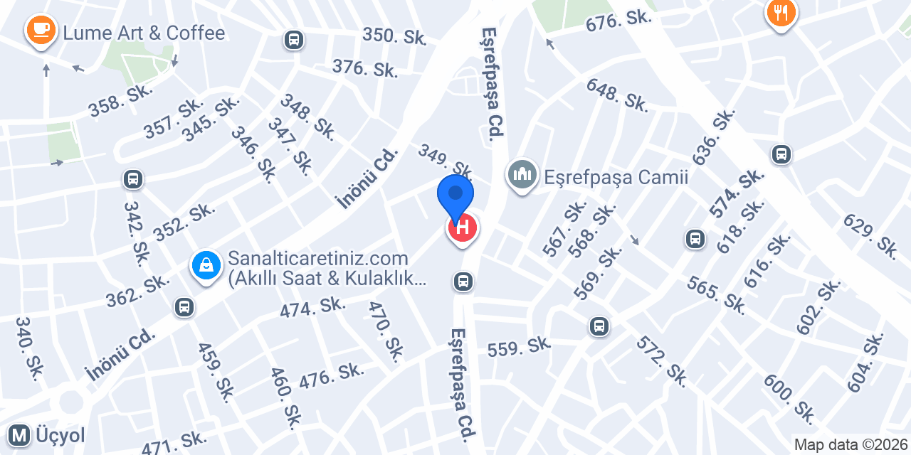 Eşrefpaşa Veteriner Kliniği konumu