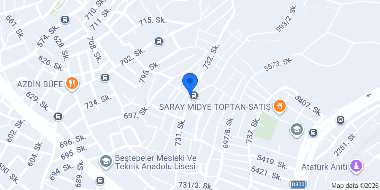 Ataç Unlu Mamülleri konumu