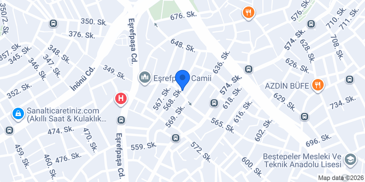 İzmirdenet İnternet Cafe konumu