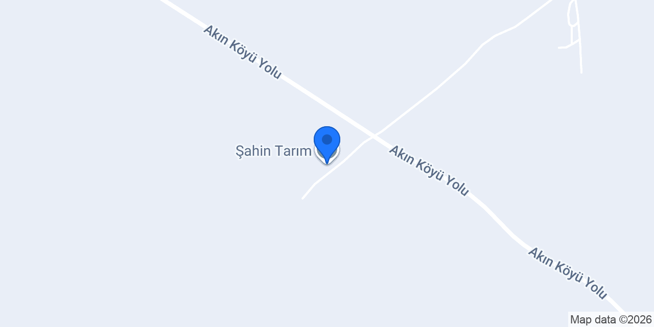 Şahin Tarım konumu