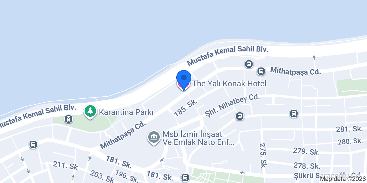 The Yalı Konak Hotel konumu