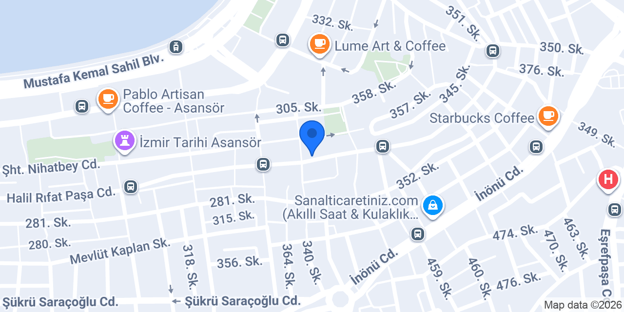İzmir Asia Lavin konumu