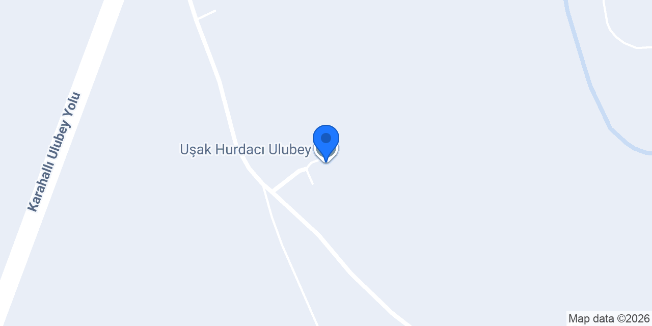 Uşak Hurdacı Ulubey konumu