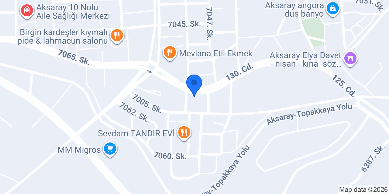 Boztoprak Kitabevi konumu