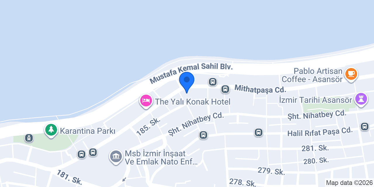 Konak Psikoloji Merkezi konumu