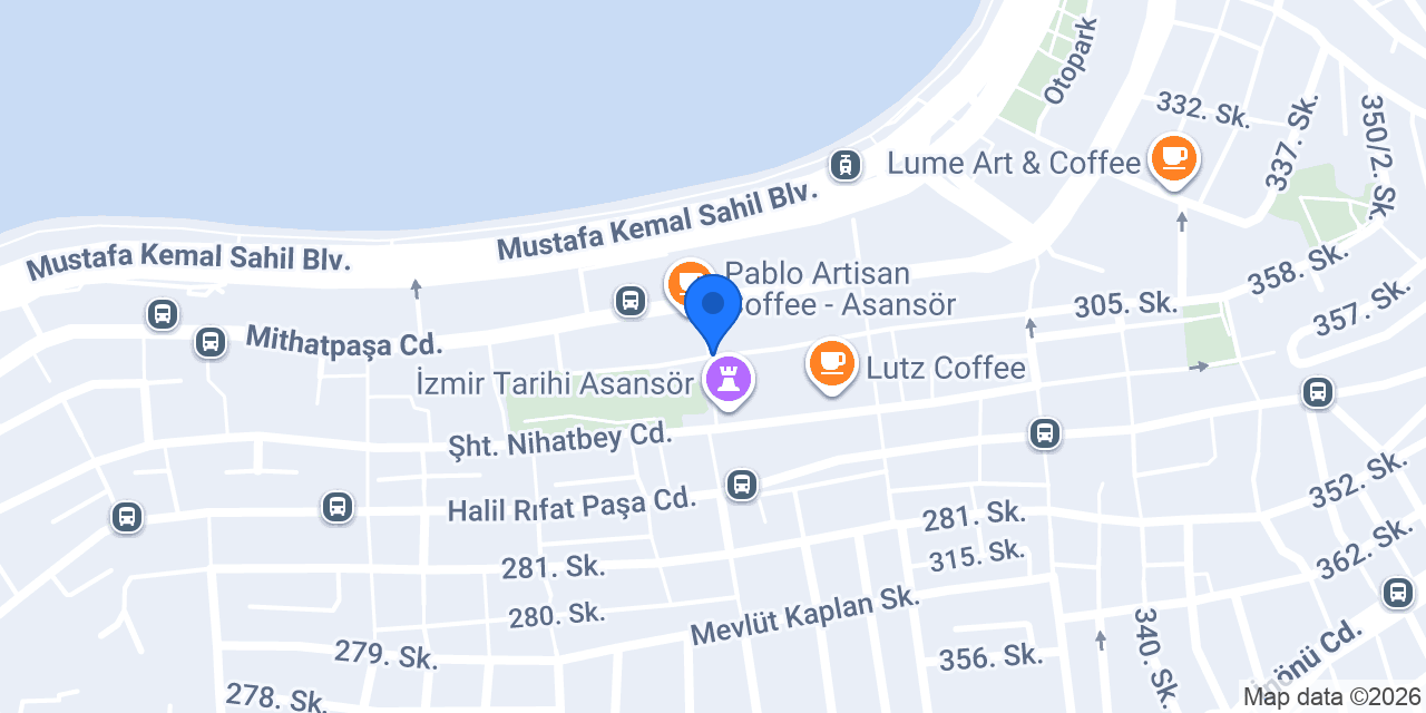 Asansör Taksi konumu