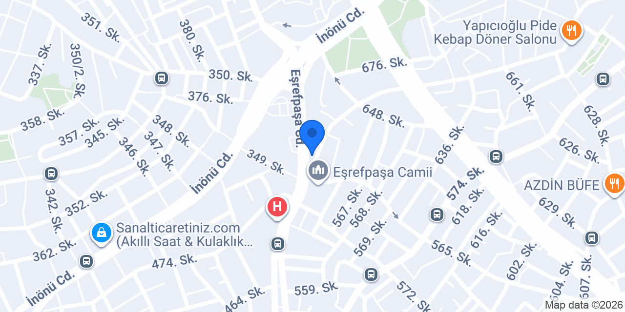 Eşrefpaşa Sürücü Kursu konumu