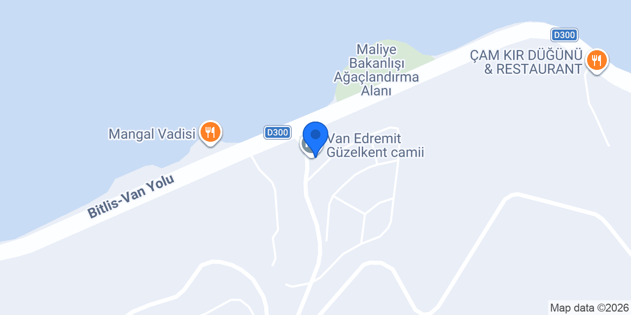 Van Edremit Güzelkent camii konumu