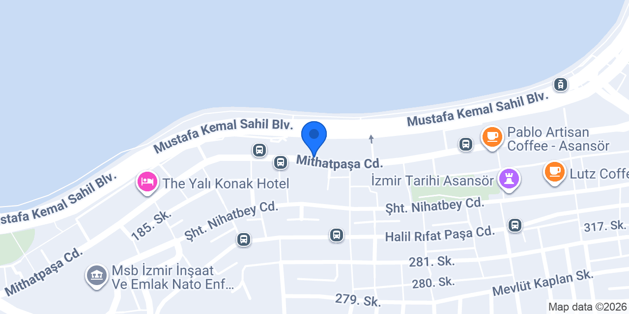Mira Hotel Küçükyalı konumu