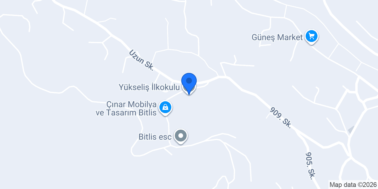 Yükseliş İlkokulu konumu