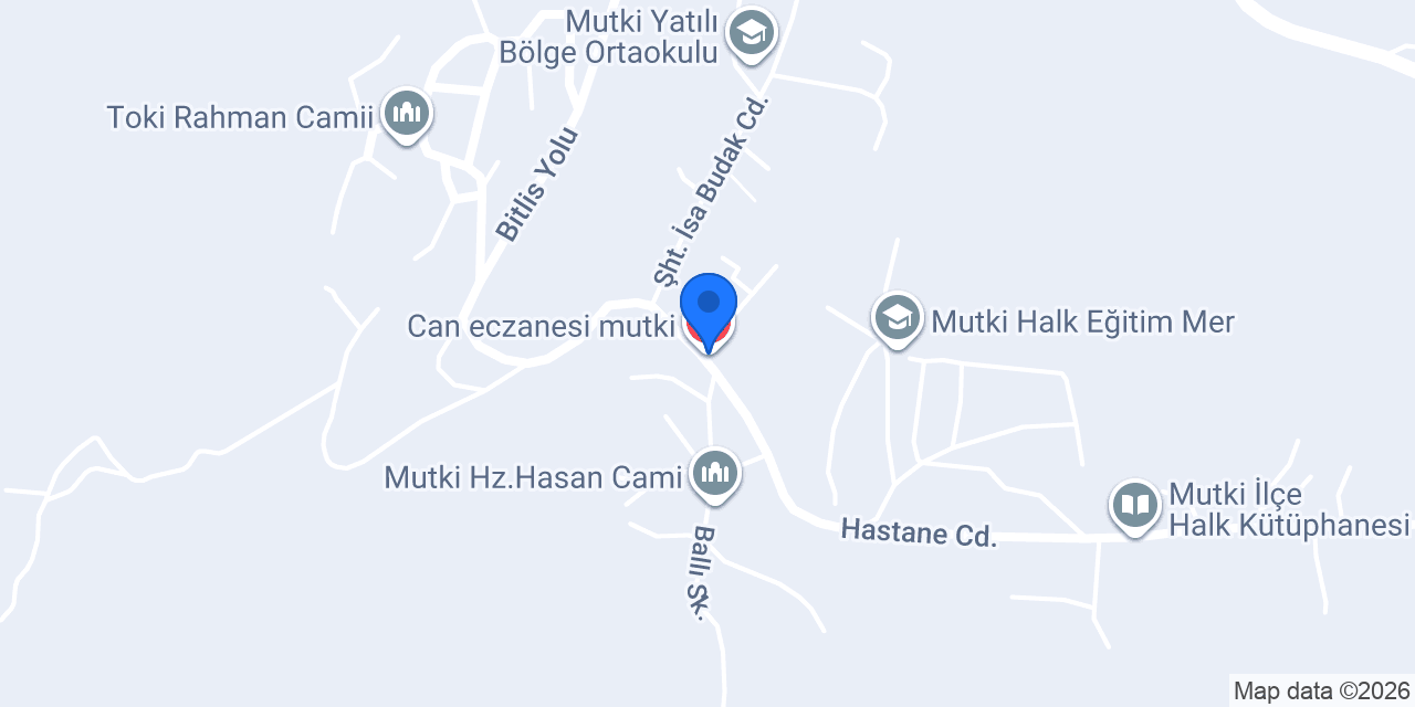 Can eczanesi mutki konumu