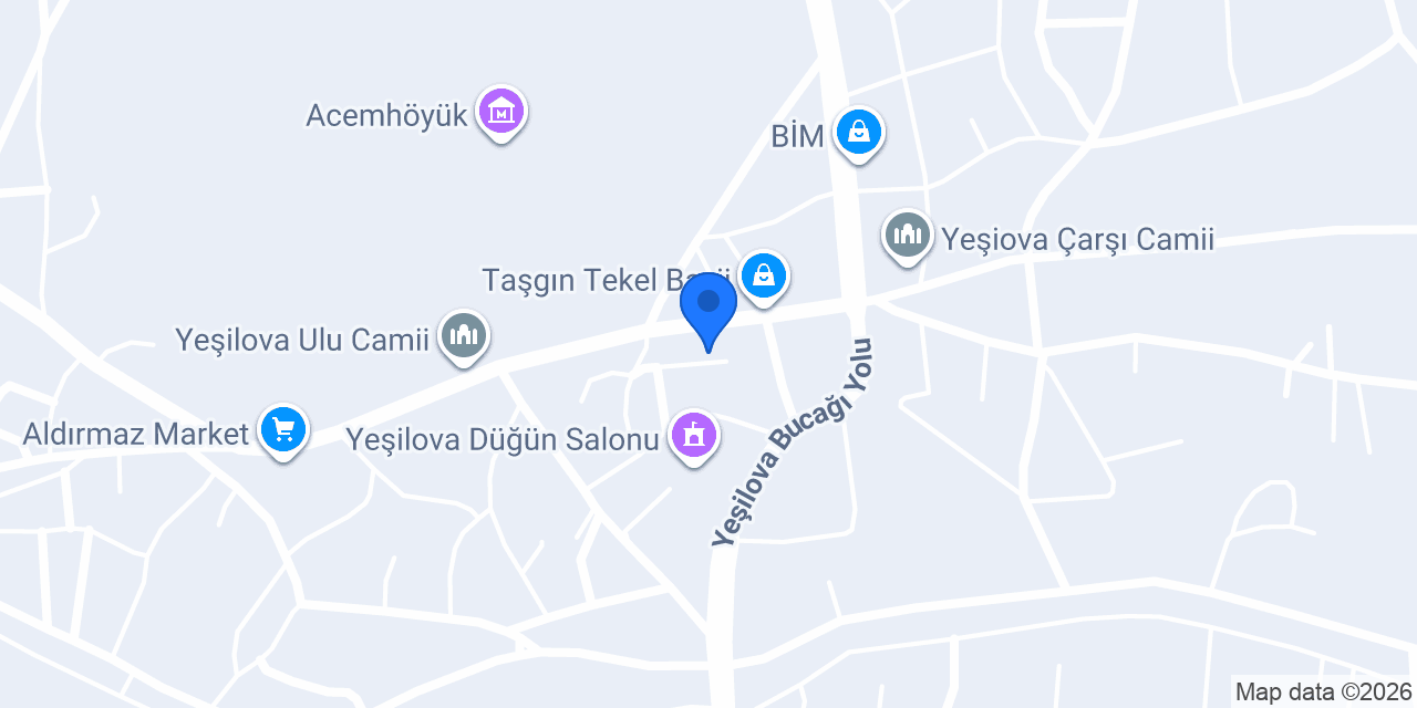 Ptt-yeşilova Acentesi konumu