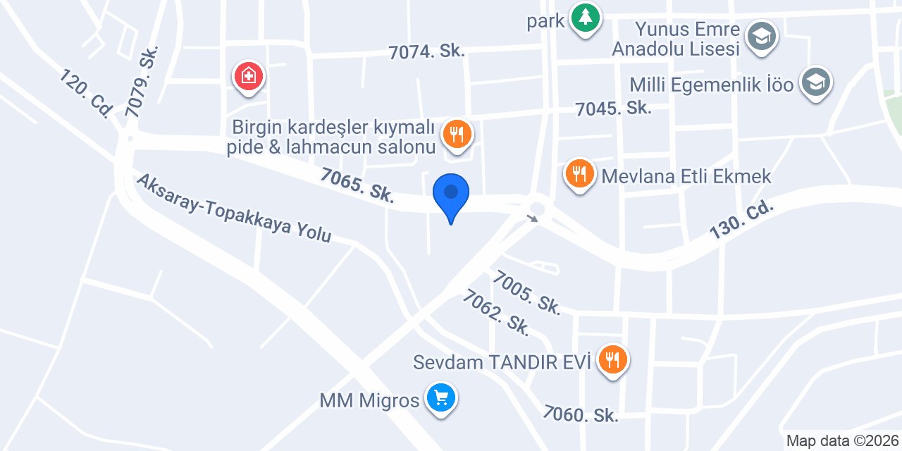 Mis-Ak Yufka&Kadayıf konumu