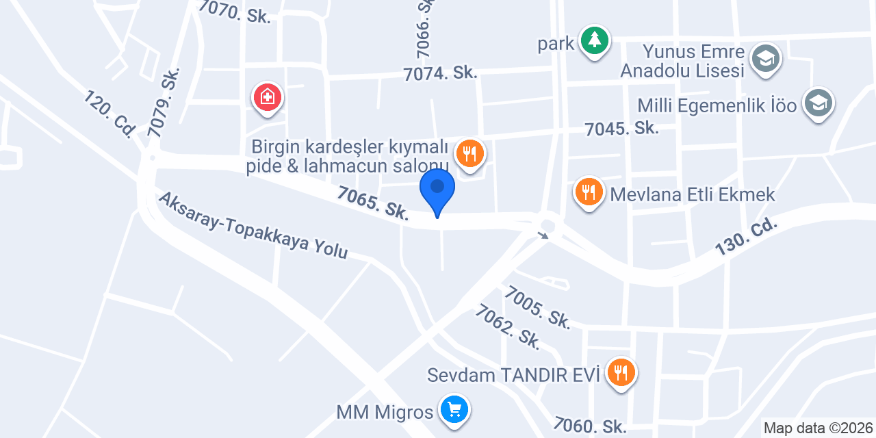 AY TEKNİK AKSARAY KOMBİ SERVİSİ konumu