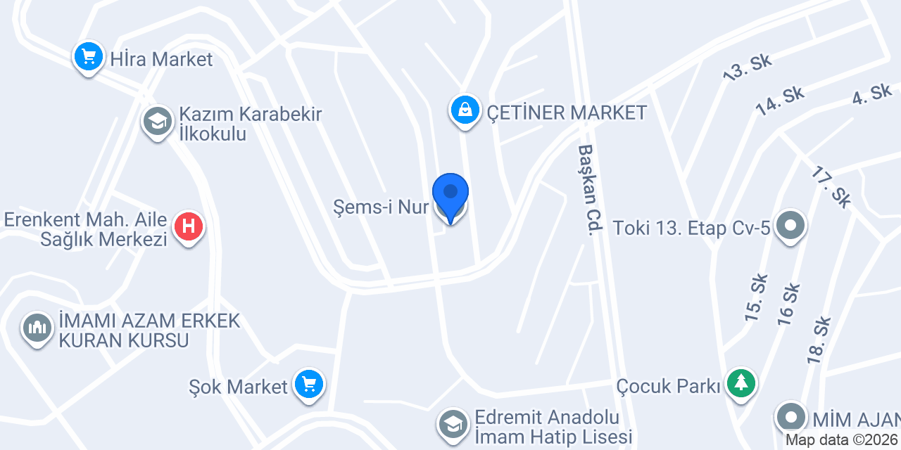 Şems-i Nur konumu