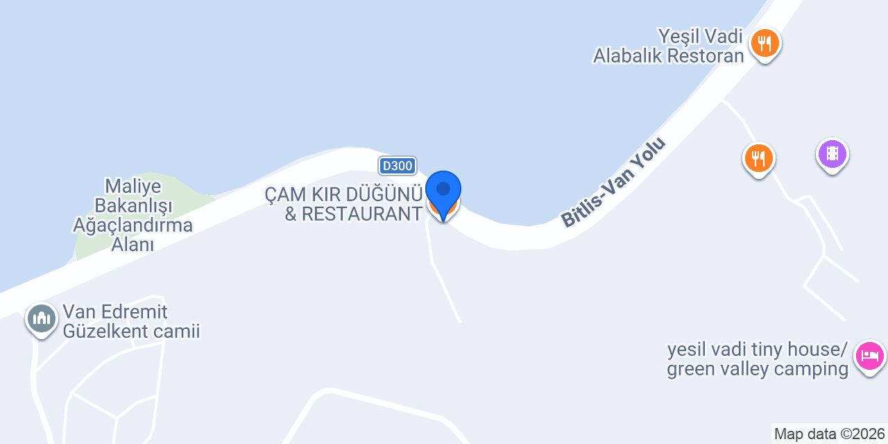ÇAM KIR DÜĞÜNÜ & RESTAURANT konumu