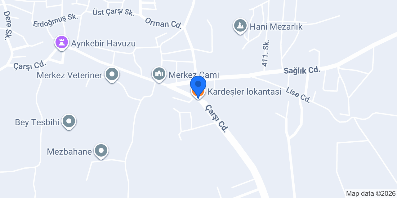 Kardeşler Lokantası konumu