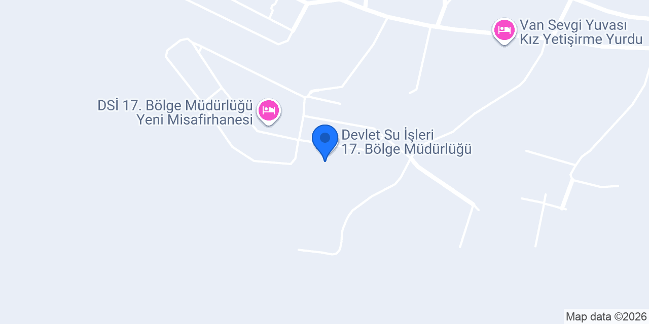 Devlet Su İşleri 17. Bölge Müdürlüğü konumu
