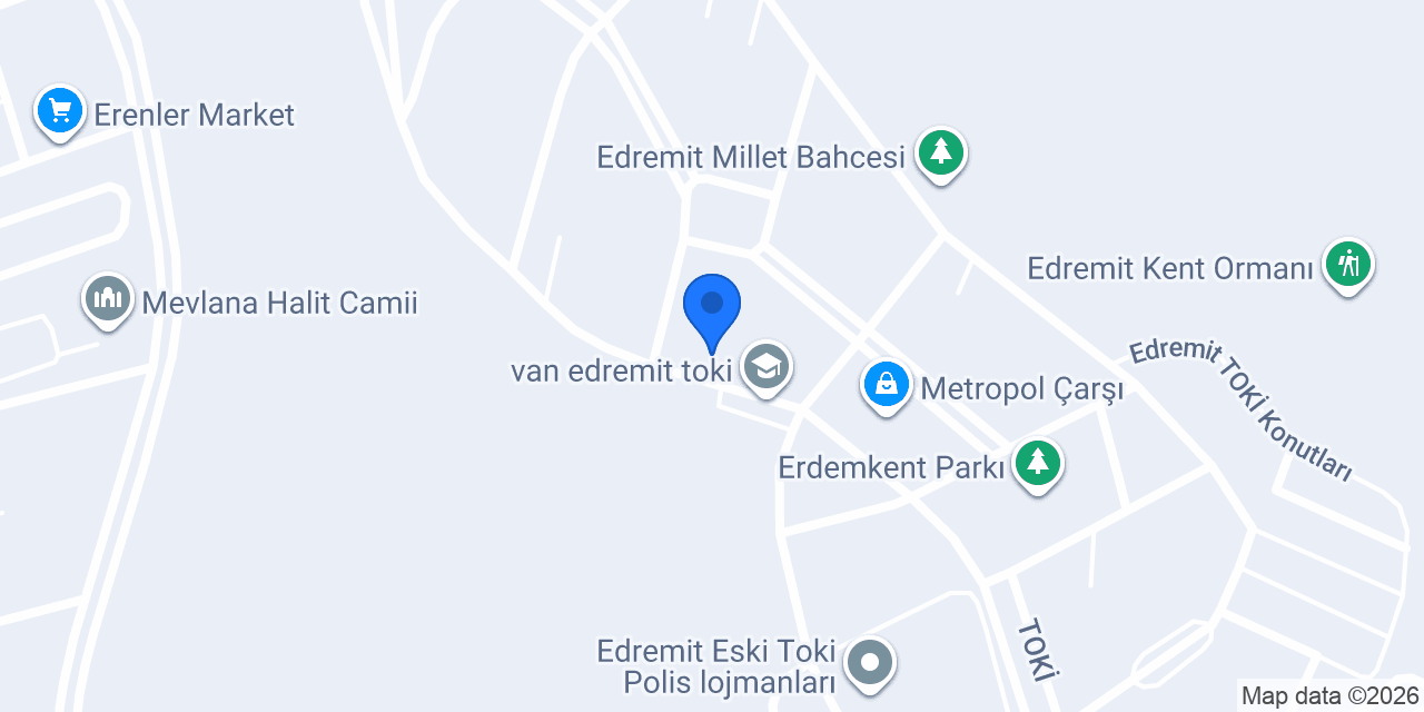 Erdemkent Ortaokulu konumu