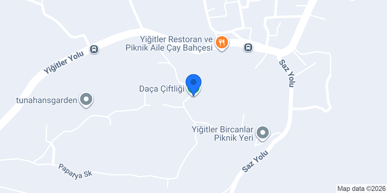 Daça Çiftliği konumu