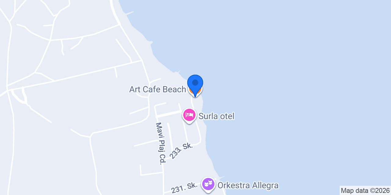 Art Cafe Beach konumu