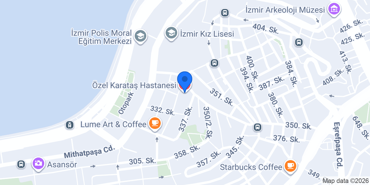 Özel Karataş Hastanesi konumu