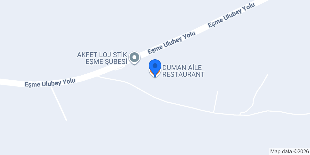 DUMAN AİLE RESTAURANT konumu