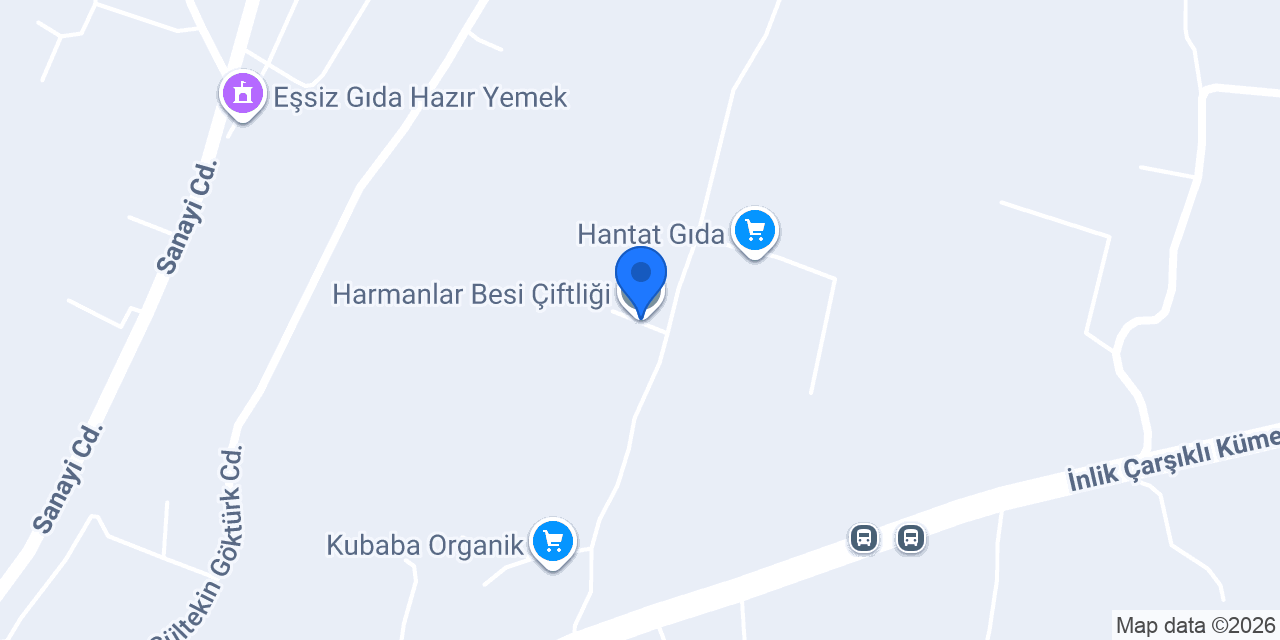 Harmanlar Besi Çiftliği konumu