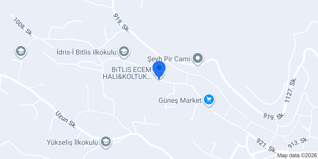 BiTLiS ECEM HALI&KOLTUK YIKAMA konumu