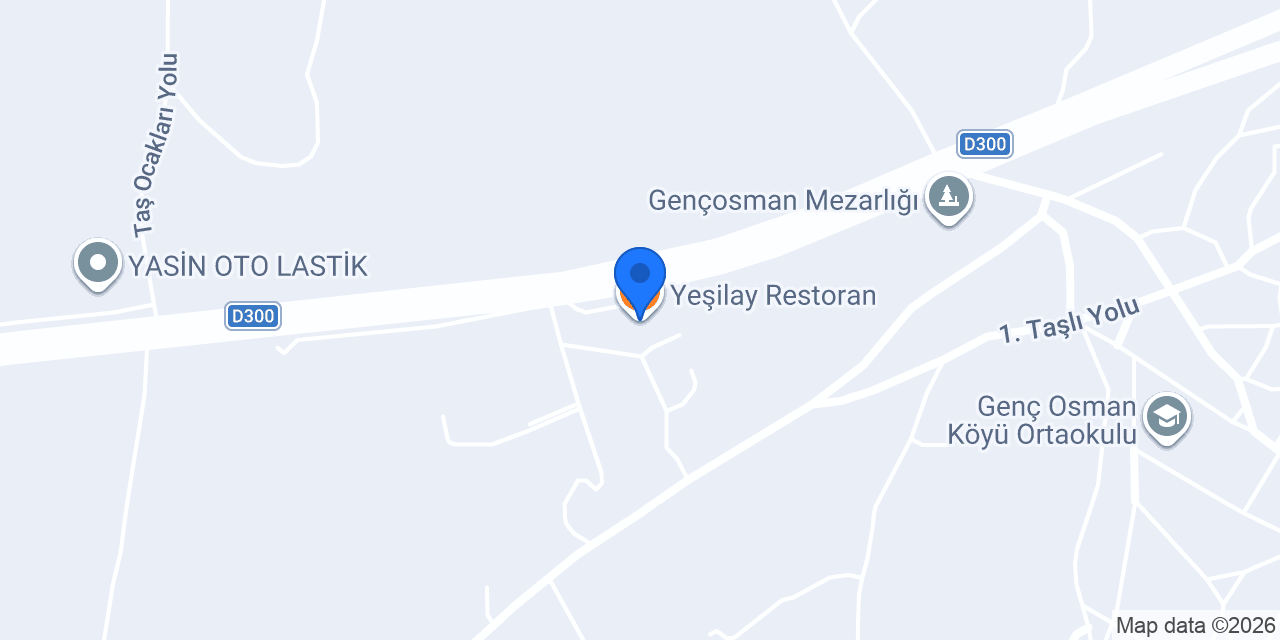 Yeşilay Restoran konumu