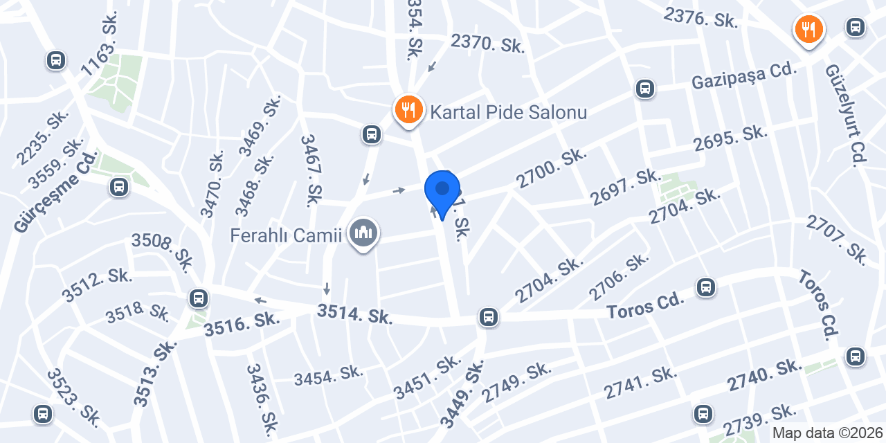 Mert Cam Duşakabin konumu