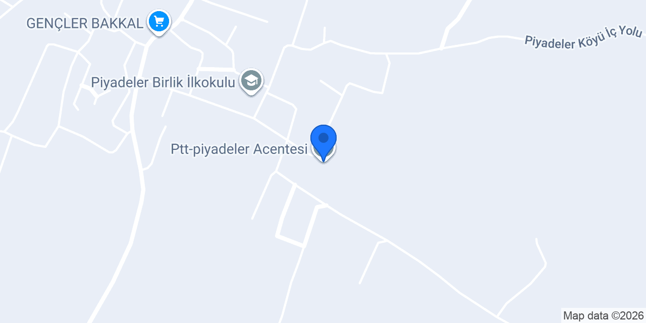 Ptt-piyadeler Acentesi konumu