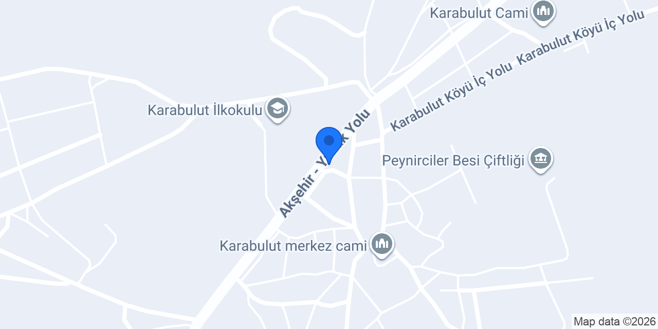 Yüce Un Değirmeni konumu
