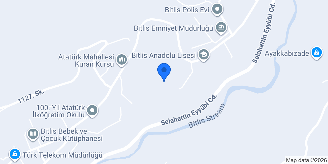 ÖZEL BİTLİS FİNAL AKADEMİ OKULLARI konumu