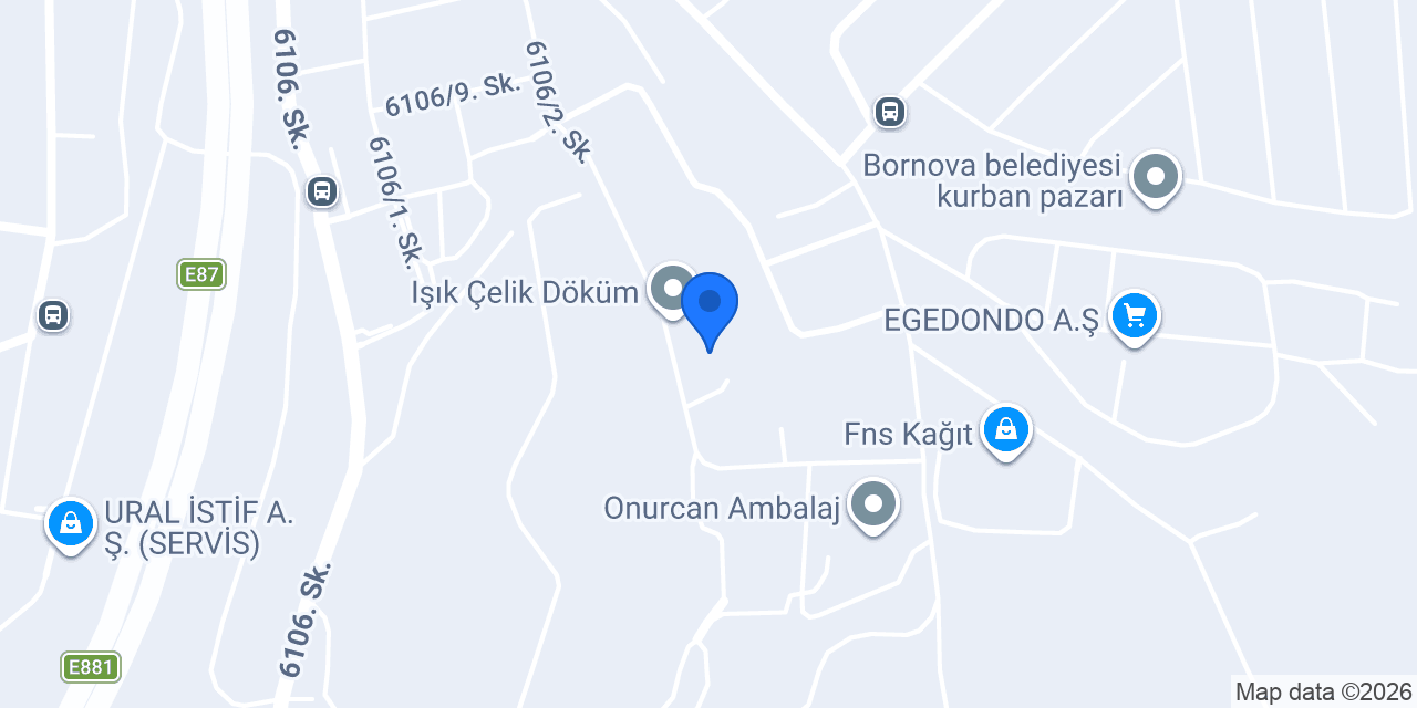 Egemer Yapı & Polex Granit Evye konumu