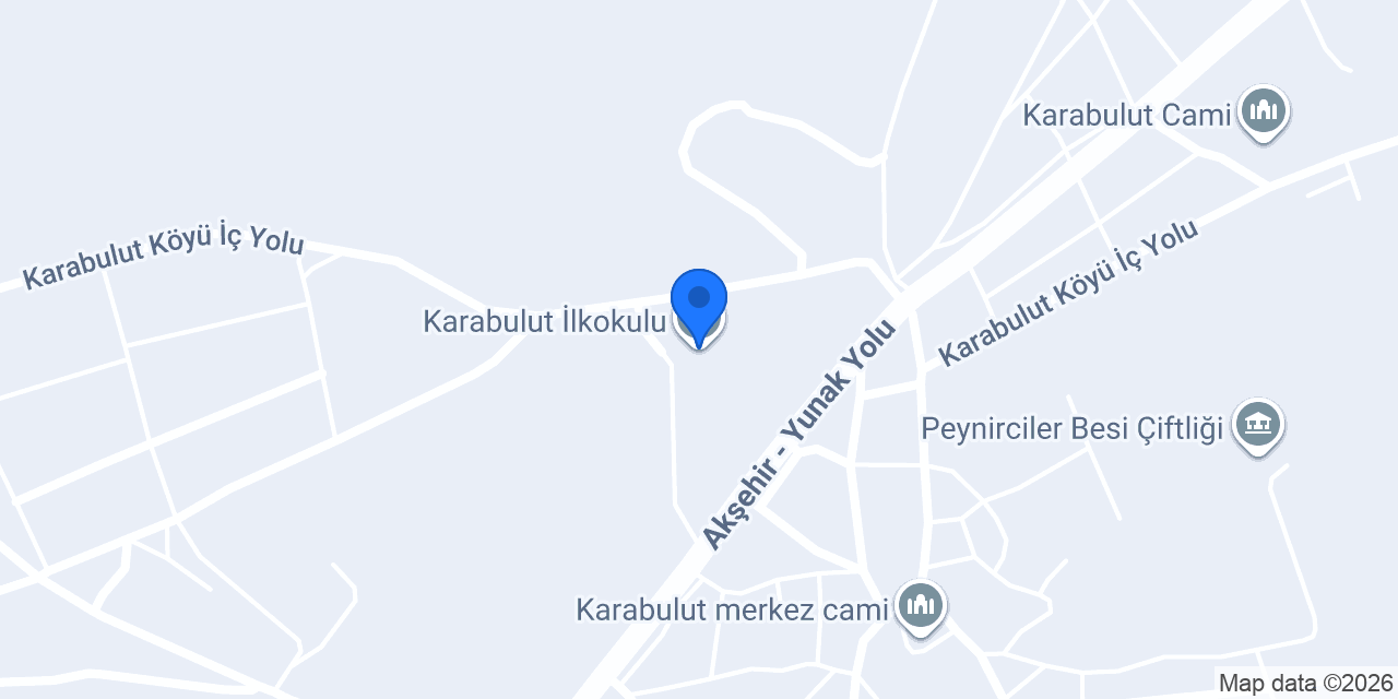 Karabulut İlkokulu konumu