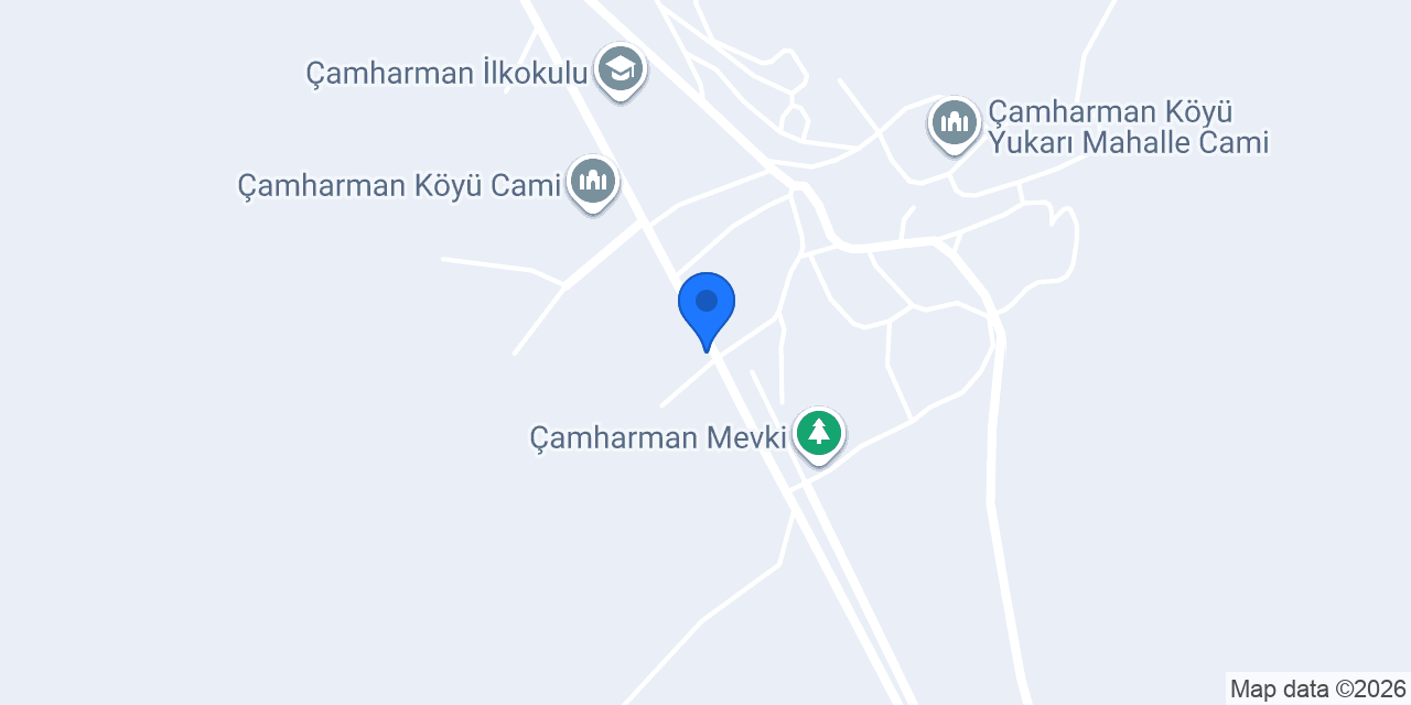 Çamharman Köyü Muhtarlığı konumu