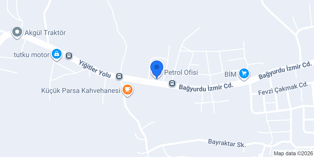 Petrol Ofisi konumu