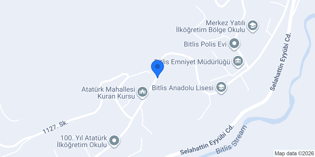 Bitlis Sağlık Meslek Lisesi konumu