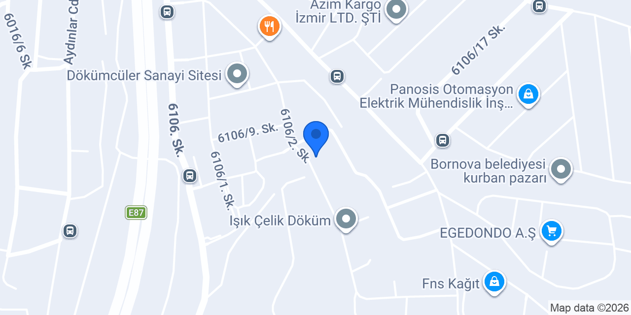 Lodos Basınçlı Döküm Yedek Parça İml.San. ve Tic.Ltd.Şti konumu