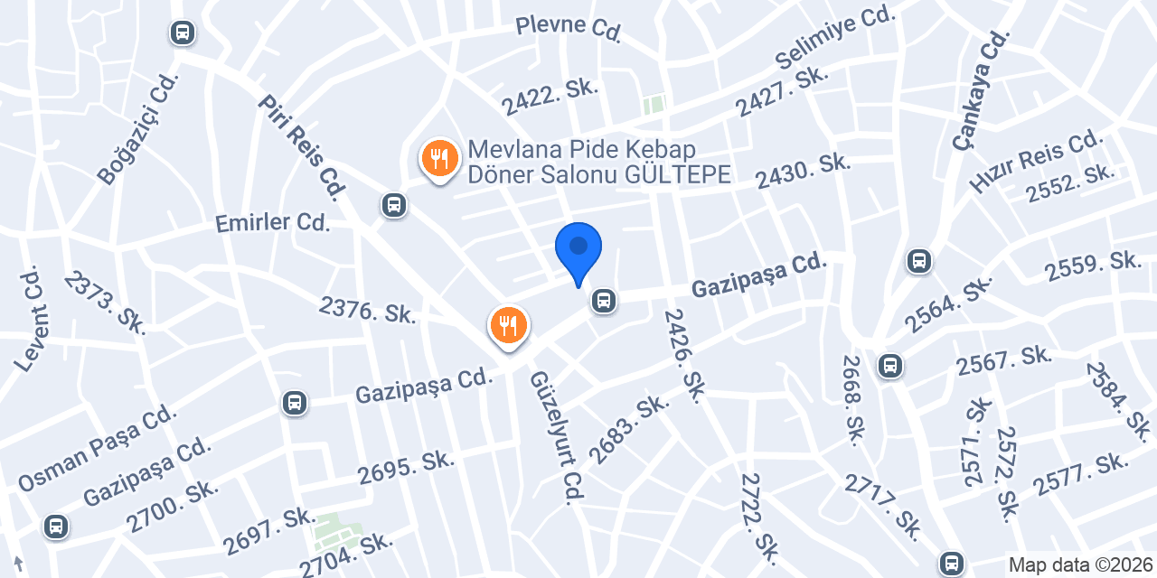 Akkaya Döner konumu