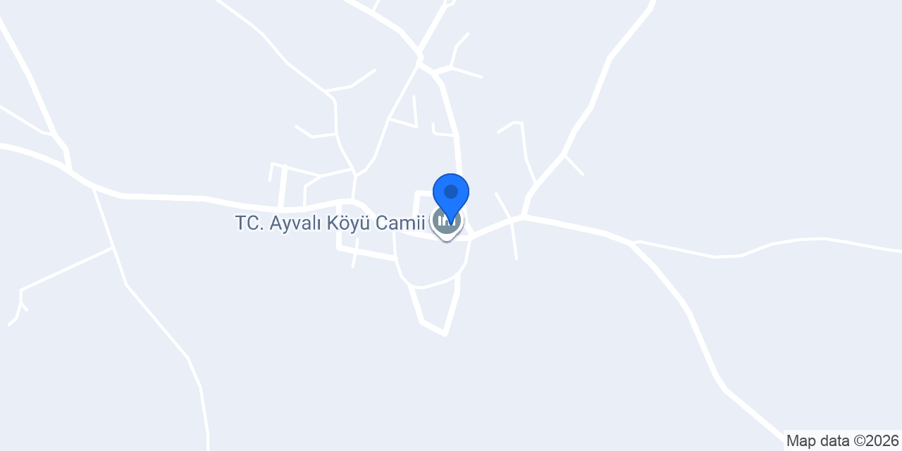 Ayvalı İlköğretim Okulu konumu
