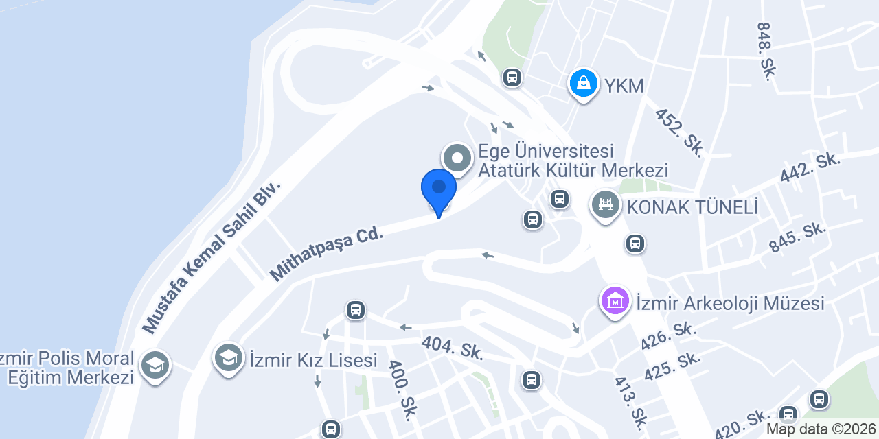 Konak Astsubay Orduevi Ana Bina konumu