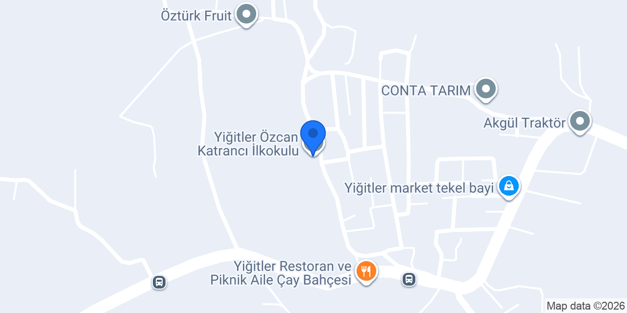 Yiğitler Özcan Katrancı İlkokulu konumu