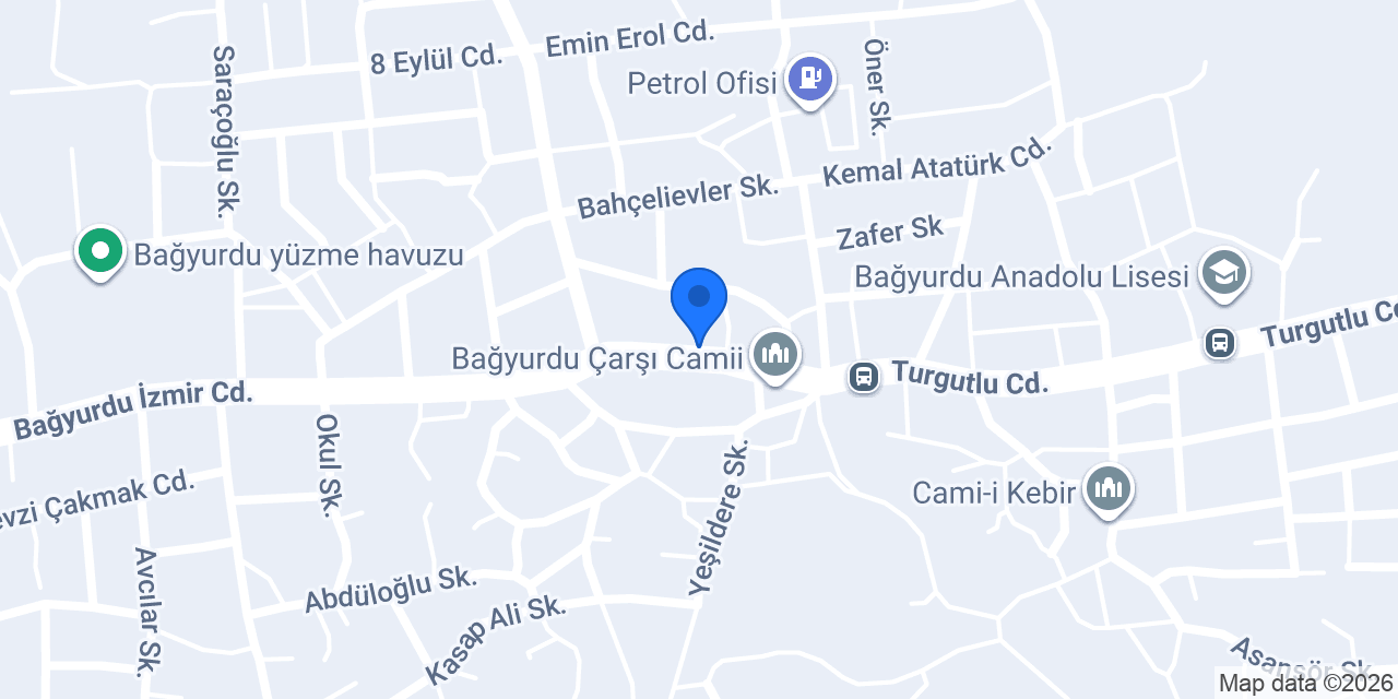 Ay Yıldız Et Galerisi konumu