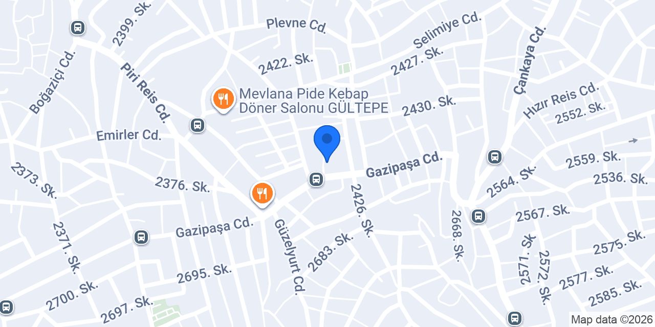 Gültepe Renkli Eczanesi konumu