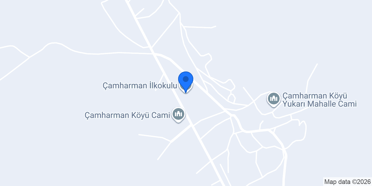 Çamharman İlkokulu konumu