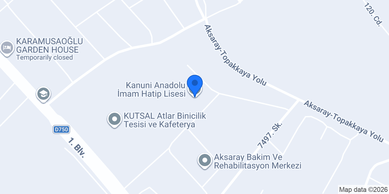 Kanuni Anadolu İmam Hatip Lisesi konumu