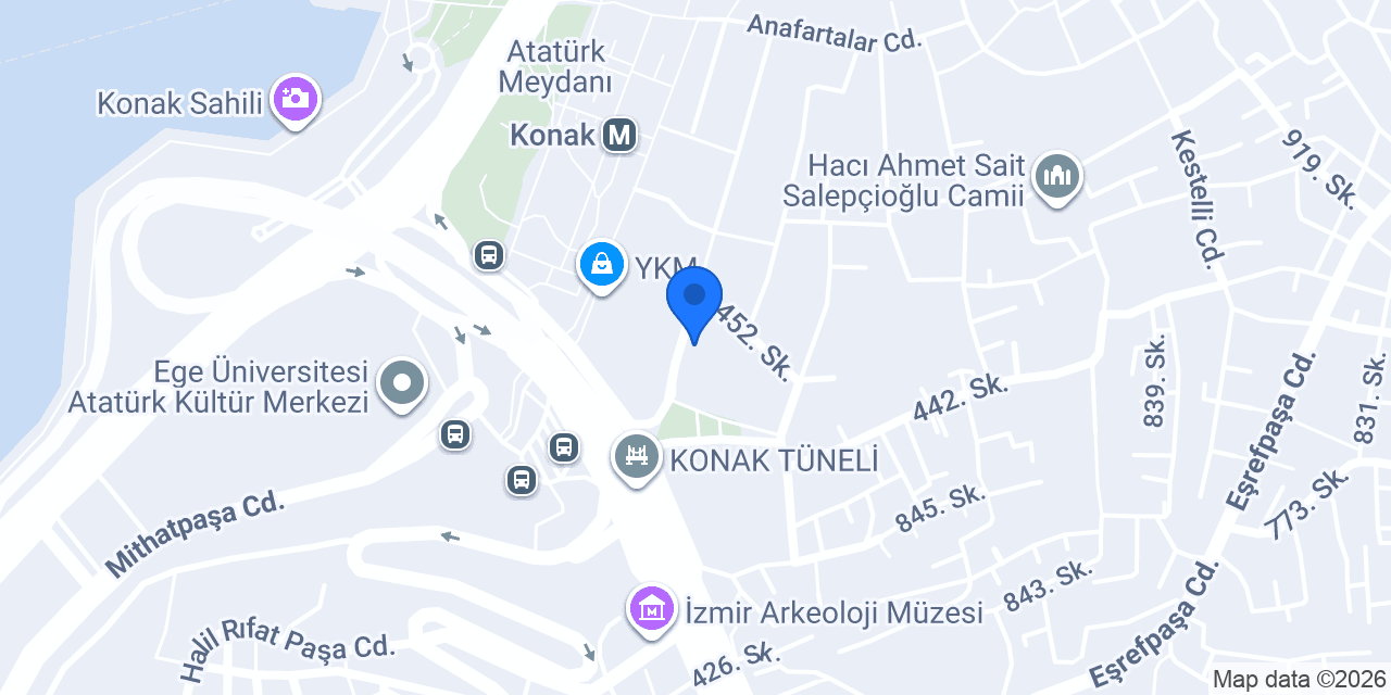 Konak katlı otopark konumu